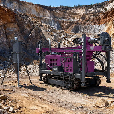 Crawler Bohrgerät Leistung 129 kW Umkehrkreislauf RC Bohrmaschine Geologische Kern Bohrgerät