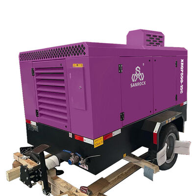 Schraubluftkompressor Dieselbetrieb Rotationsluftkompressor Maschine Portable Luftkompressor
