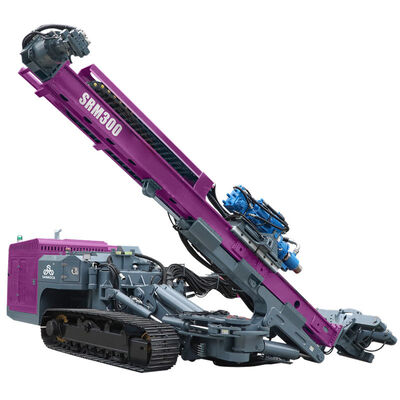 Crawler DTH Bohrgerät 150m Tiefe Hydraulik Bohrloch Bohrgerät Dieselbergbau Bohrmaschine