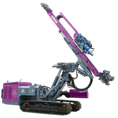 Crawler DTH Bohrgerät 150m Tiefe Hydraulik Bohrloch Bohrgerät Dieselbergbau Bohrmaschine