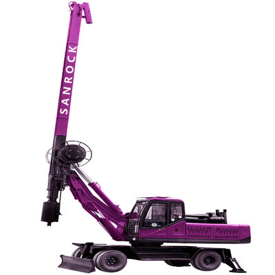 Rotary Drilling Rig Municipal Construction Pile Borehole Drilling Machine Hydraulic  Drilling Rig