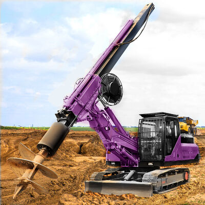 Portable Rotary Drilling Rig Table Slewing Angle 360°  Building Piles Rotary Borehole Drilling Machine