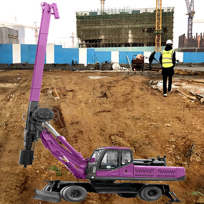 Schlag-Bohrgerät für Infrastrukturprojekte, Baumaschine, mobile Bohrgerät
