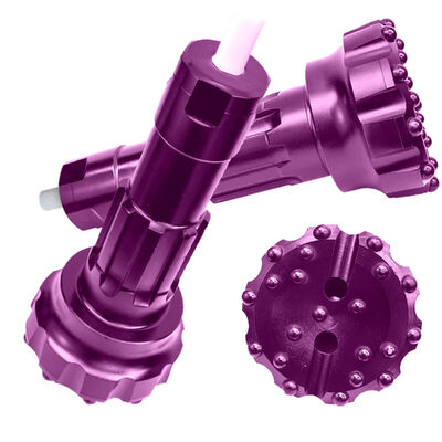 DTH-Knopfbohrstück Wolframkarbidbohrstücke 6 Zoll Hochleistungsbohrstück Set