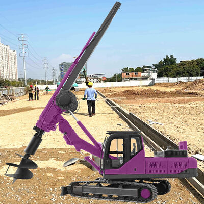 Drehbohranlage Bohrloch Tiefe 20 m Autobahn Kommunalbaubohrgeräte Portable Bohranlage