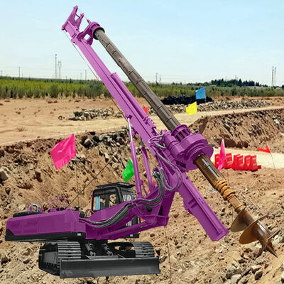 Drehbohranlage Bohrloch Tiefe 20 m Autobahn Kommunalbaubohrgeräte Portable Bohranlage