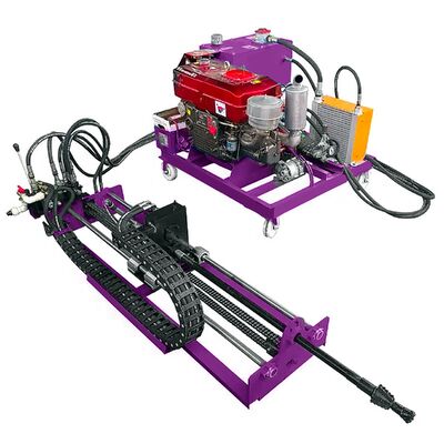 Tragbare DTH-Bohrmaschine Kompakte Horizontale Richtbohrmaschine Hydraulische Bohrmaschine