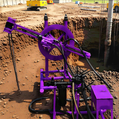 Tragbare DTH-Bohrmaschine Kompakte Horizontale Richtbohrmaschine Hydraulische Bohrmaschine