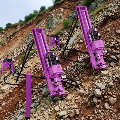 Bergbau-Bohranlage, hocheffiziente Bruch- und Penetrationsgesteins-DTH-Bohranlage, kleine Bohrmaschine