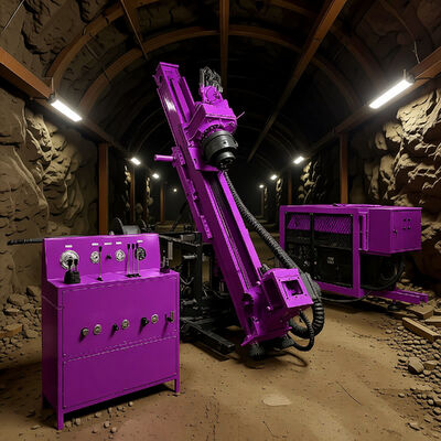 Tunnelbohrmaschine Betriebsflexibilität Hydraulisches Bohrgerät Mobilmaschine zum Bohren von Diamantkernen