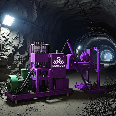 Tunnelbohrmaschine Betriebsflexibilität Hydraulisches Bohrgerät Mobilmaschine zum Bohren von Diamantkernen
