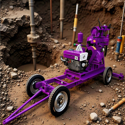 Portable Kernbohranlage Flexible Bewegung Geotechnische Bohrgeräte Hydraulische Bohranlage