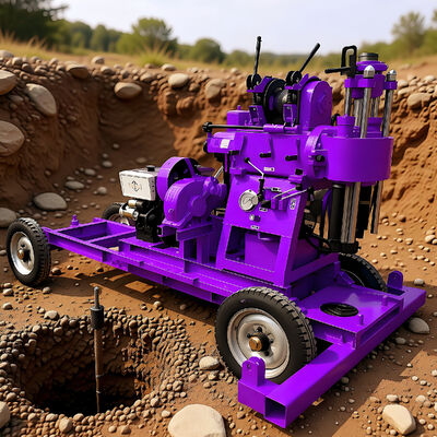Portable Kernbohranlage Flexible Bewegung Geotechnische Bohrgeräte Hydraulische Bohranlage