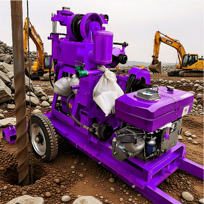 Portable Kernbohranlage Flexible Bewegung Geotechnische Bohrgeräte Hydraulische Bohranlage
