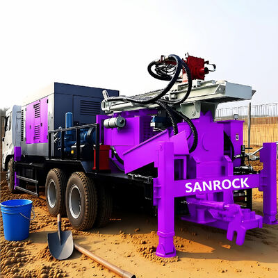 Multifunktionale Wasserbohranlage Geothermische Bohrmaschine Crawler Wasserbohranlage