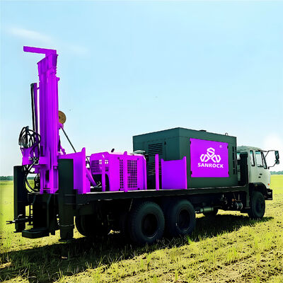 Multifunktionale Wasserbohranlage Geothermische Bohrmaschine Crawler Wasserbohranlage