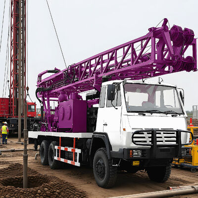 Grundwasser-Brunnenbohrausrüstung Robuste, leistungsstarke LKW-Brunnenbohranlage