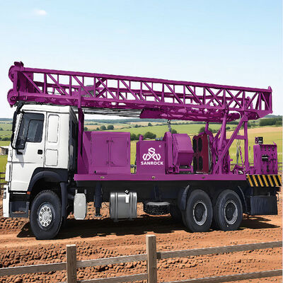 Water Well Drilling Rig With Mud Pump 400meter Deep Agricultural Irrigation Water Drilling Rig Machine
