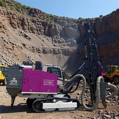 Hard Rock Blast Hole Drilling Rig Tiefe 21m Höhere Produktivität Bergbau Crawler Drilling Rig