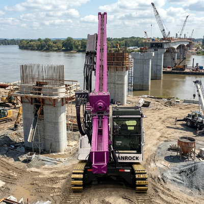 Pile Drilling Machinery Quick Switching Between Pile Driving Machine Foundation Construction Portable Pile Driver