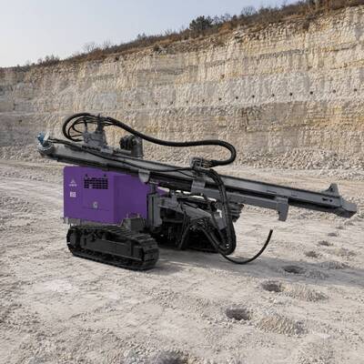 Multi-Winkel Bohrloch Bohrgerät Einfach zu bedienen DTH Hammer Bohrmaschine Bergbau Bohrgerät