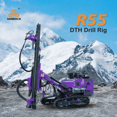 Multi Angle Borehole Drilling Rig Equipment Easy To Operate DTH Hammer Drill Machine Mining Drilling Rig  