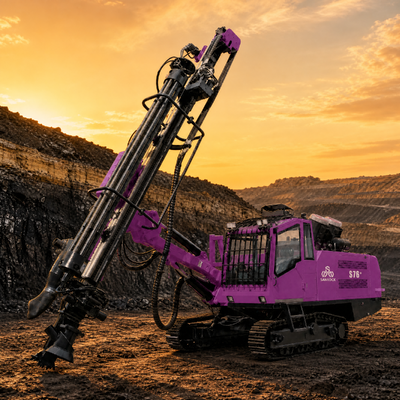 Mining DTH Drilling Rig Fully Enclosed Operator Cab Hydraulic Drilling Machine Crawler Drilling Rig Equipment