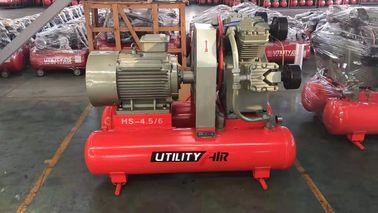 Roter stiller motorgetriebener DieselLuftkompressor-bohrender Luftkompressor 0.5mpa
