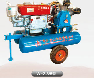 Portierbares Kolben-Luftkompressor-Bergwerk Diesel-Gewicht Sanrock W-2.8/5 450kg